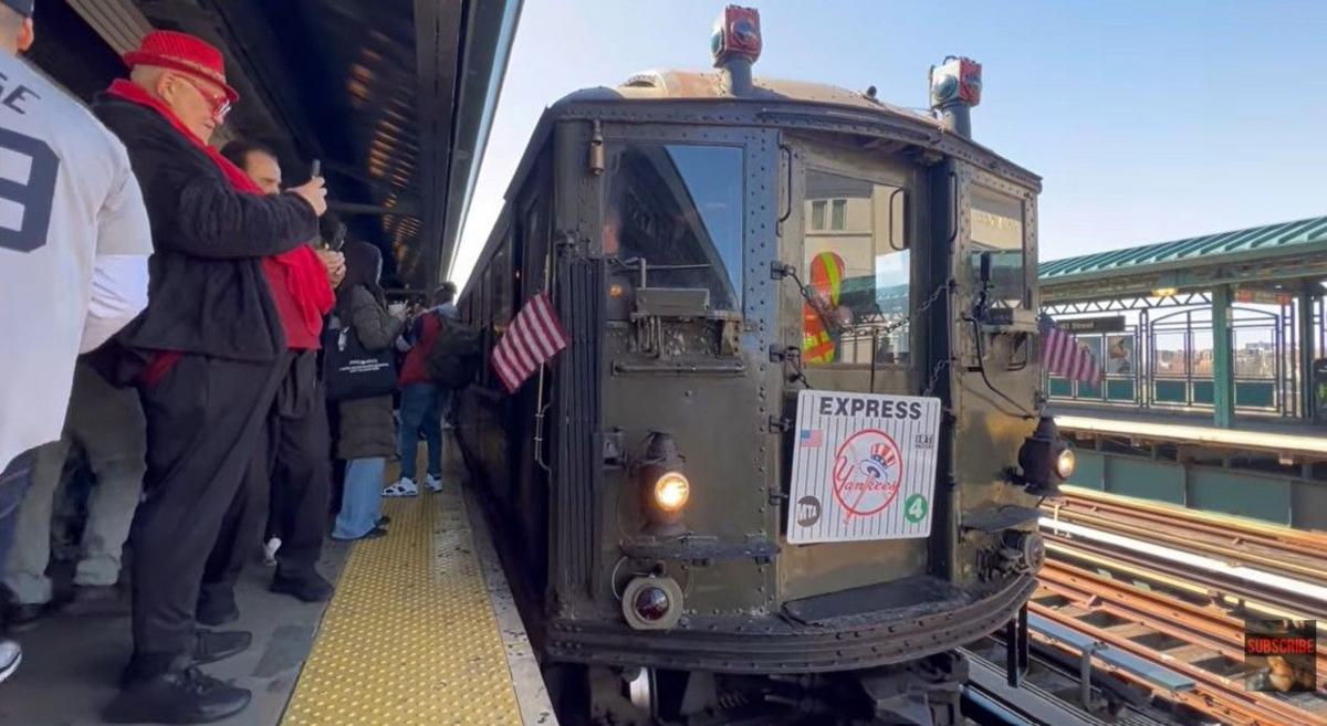 Travel Back In Time On Vintage Train To Yankee Stadium