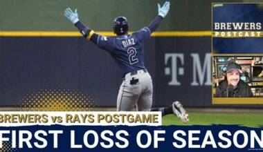 BREWERS POSTCAST: Brewers Suffer First LOSS of the Season vs. Rays | Late Collapse in 9th