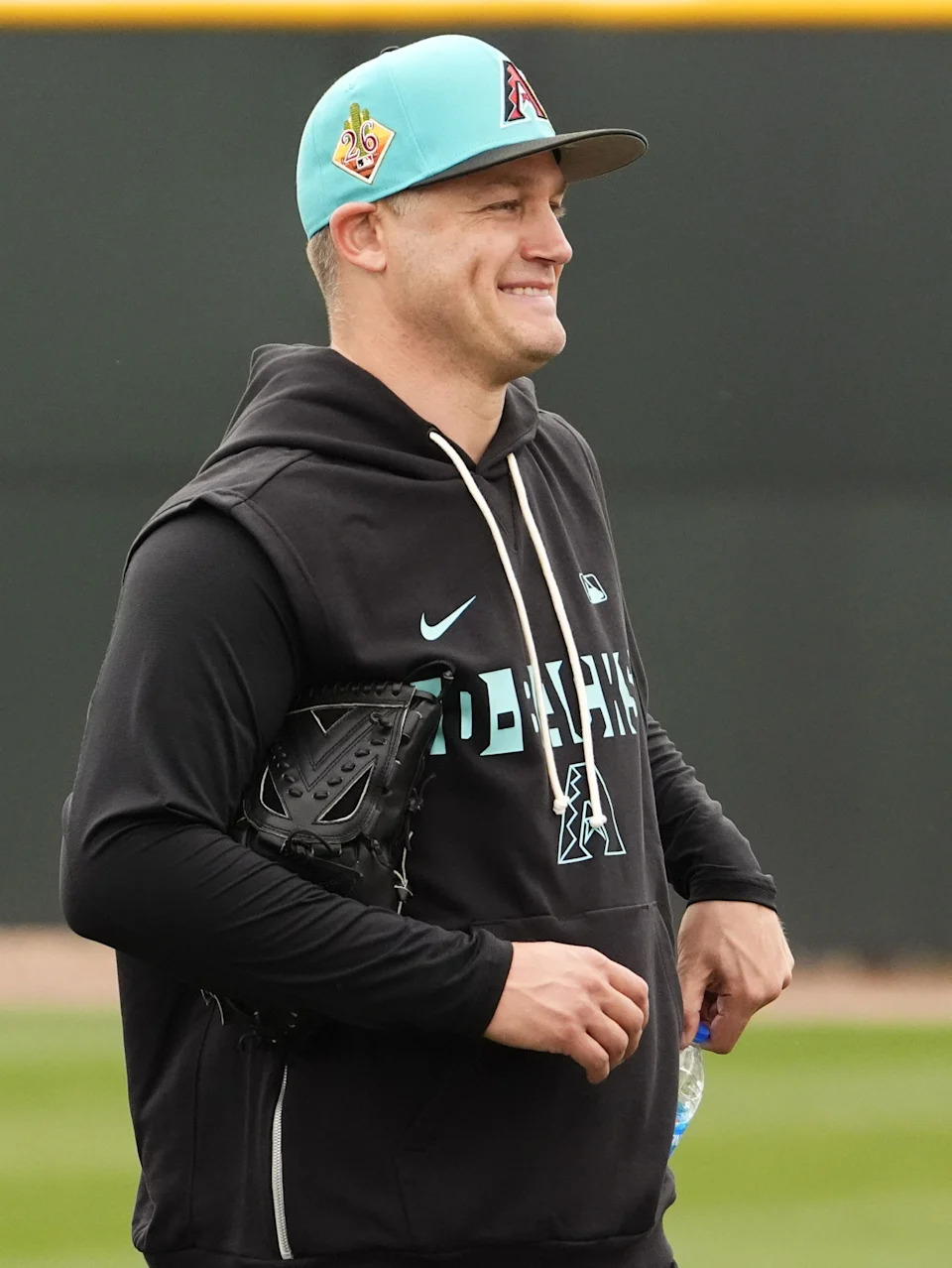 Arizona Diamondbacks pitcher Paul Sewald during spring training workouts at Salt River Fields on Feb. 16, 2026, in Scottsdale.