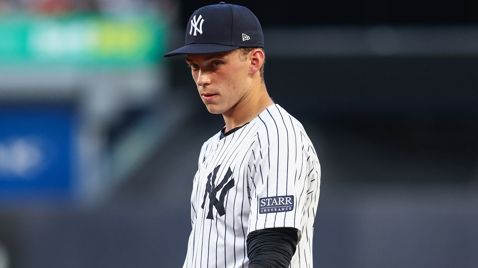 Ben Rice stands on the field