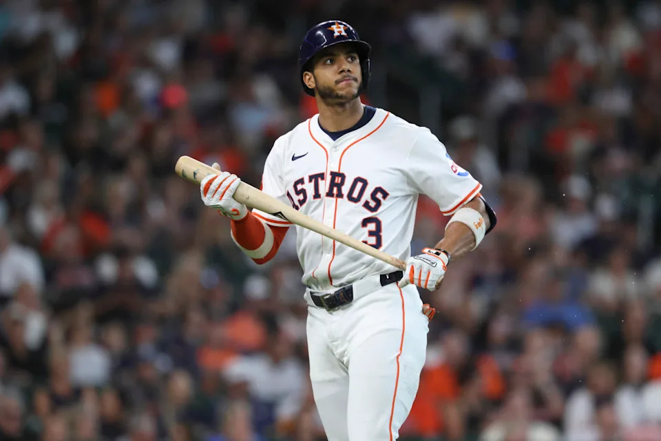 Houston Astros shortstop Jeremy Pena (3) © Troy Taormina-Imagn Images