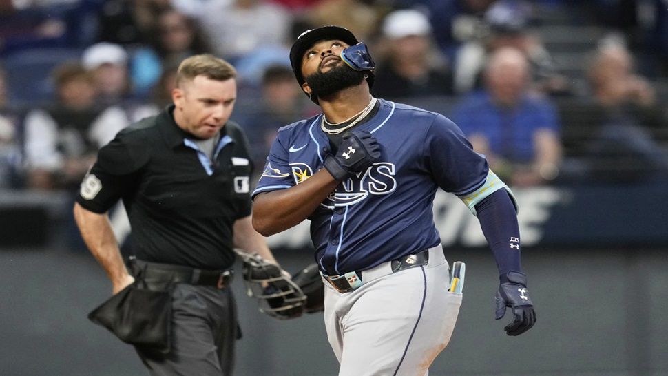 Bay area Rays fans will have a variety of ways to watch Junior Caminero and his teammates' games this season. (FILE IMAGE)