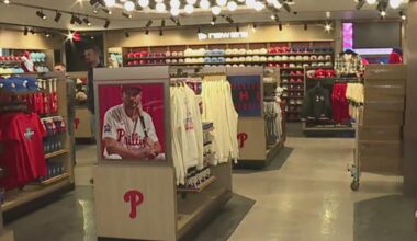 FOX43 takes a look at Phillies' newly renovated team store at Citizens Bank Park