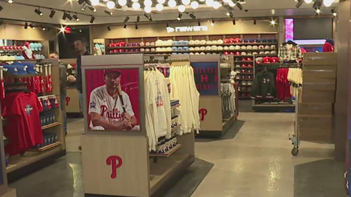 FOX43 takes a look at Phillies' newly renovated team store at Citizens Bank Park