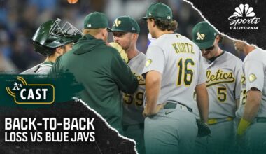 Shea Langeliers' grand slam goes to waste in Athletics' loss to Blue Jays