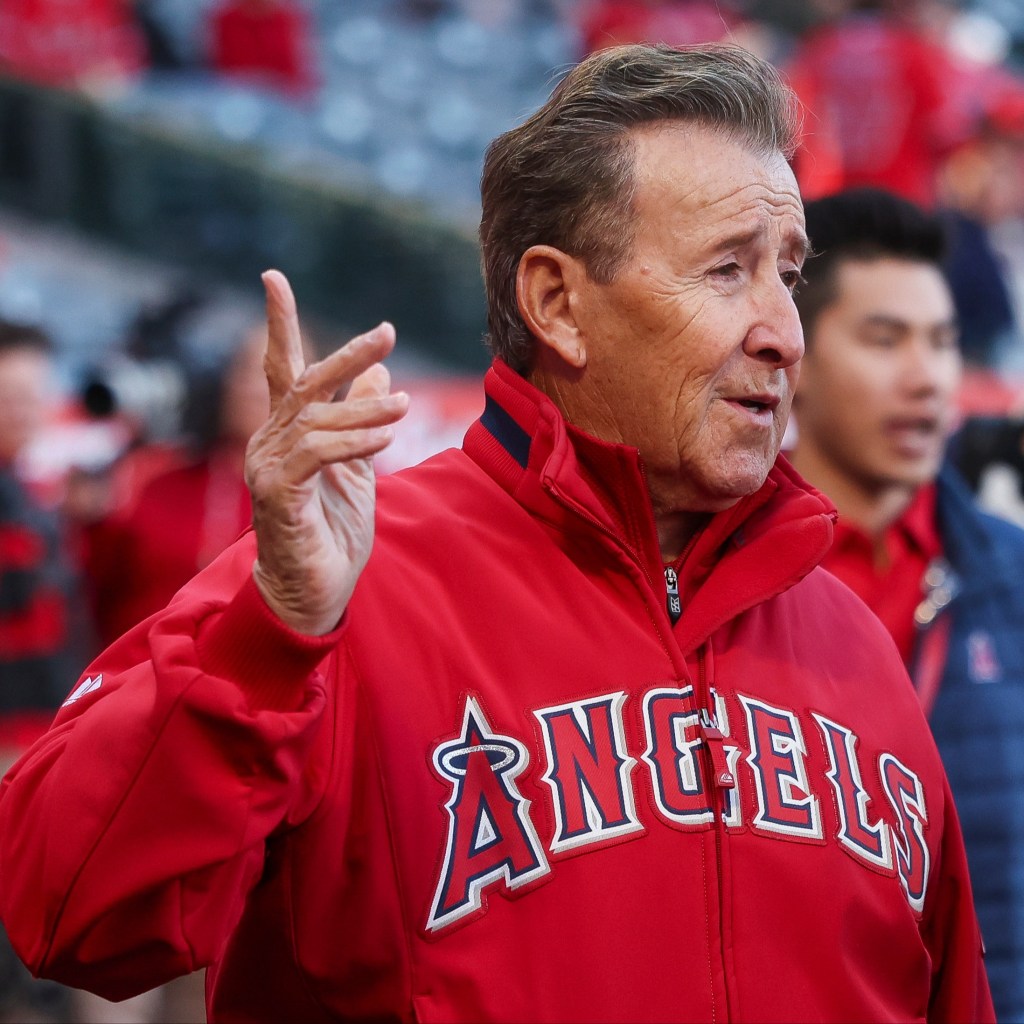 ANAHEIM, CALIFORNIA - APRIL 5: Los Angeles Angels owner Arte Moreno in attendance for an opening day game between the Boston Red Sox and the Los Angeles Angels at Angel Stadium of Anaheim on April 5, 2024 in Anaheim, California.