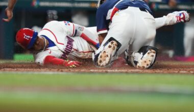 Juan Soto uses unreal swim move to score run in WBC for Dominican Republic