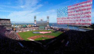 Emotional anthem delivered for Giants home opener