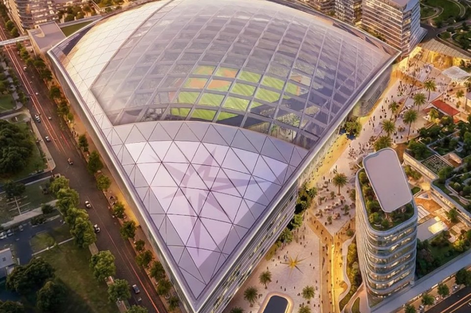 The Rays have released a first look at their proposed $2.3bn ballpark
