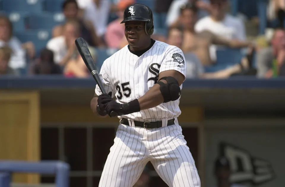 Frank Thomas is suing the White Sox, Nike, and Fanatics for selling a jersey using his name and number without his consent or compensation (Getty Images)