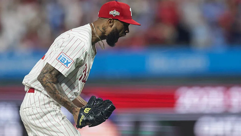 <div>Cristopher Sanchez #61 of the Philadelphia Phillies. (Photo by Rob Tringali/MLB Photos via Getty Images)</div>