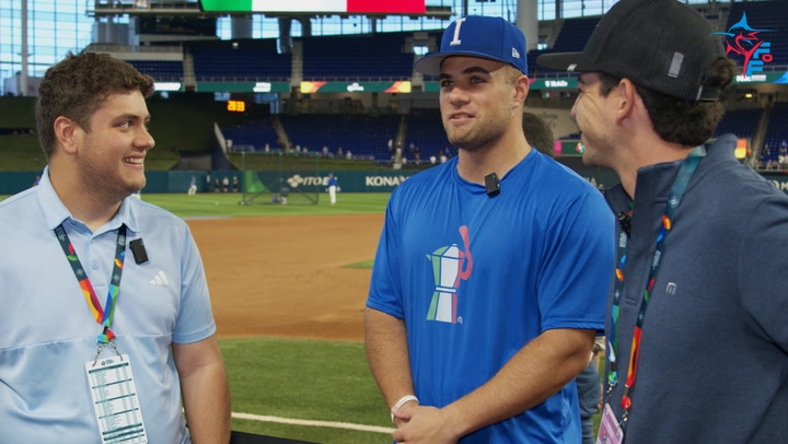 Team Italy's Jakob Marsee on 'amazing' World Baseball Classic experience - Miami Marlins Videos