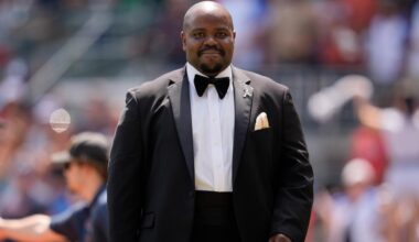 Where was beloved Braves opera tenor Timothy Miller during 'God Bless America' on Opening Day?