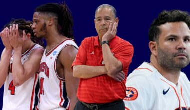 Houston sports suffers double defeat: Astros fall to Angels, Houston Cougars eliminated from NCAA Tournament