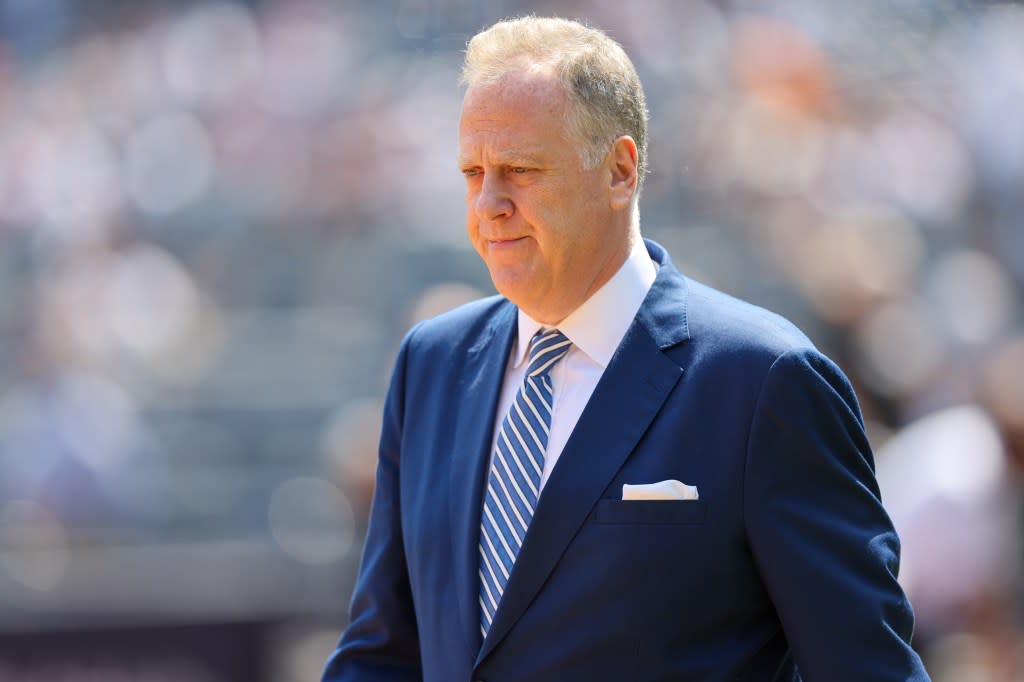 Michael Kay during the New York Yankees Old Timers Day on August 24, 2024 at Yankee Stadium in The Bronx, New York. Icon Sportswire via Getty Images