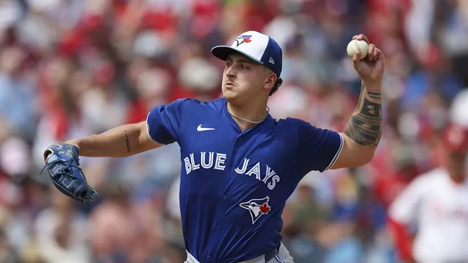 Toronto Blue Jays pitcher Ricky Tiedemann 