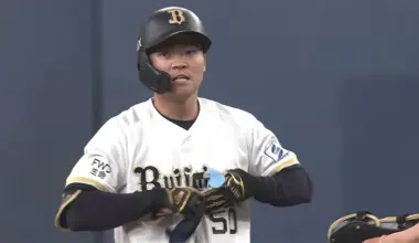 Orix The Buffaloes player Ryoma Yamanaka © Pacific League TV