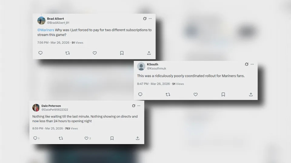 <div>Seattle Mariners fans speak out against the team's TV broadcast confusion.</div>