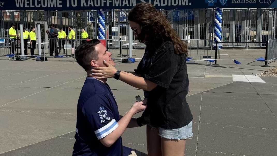 Royals Opening Day proposal at Kauffman Stadium surprises fan