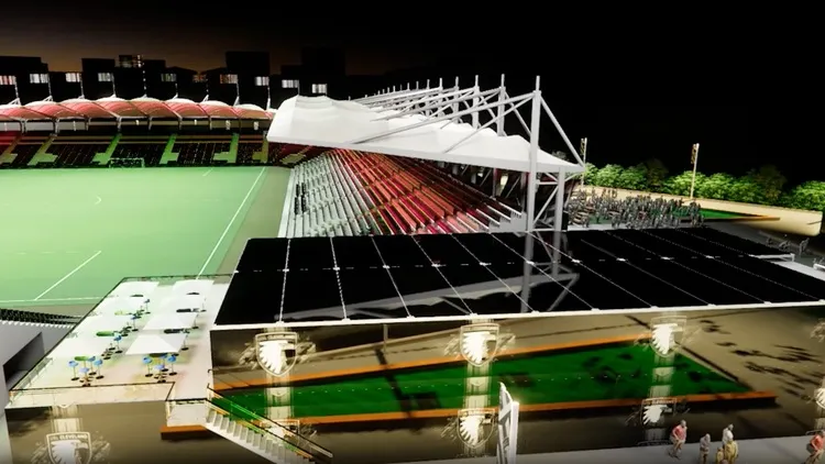 The stadium's capacity will begin at 10,000, but has plans to double that