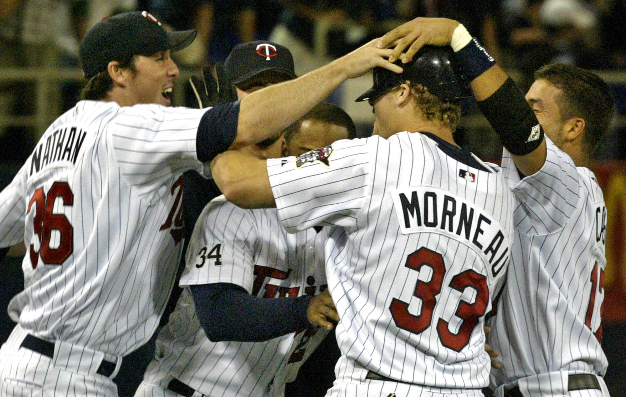 04/15/06 Twins vs. Yankees: Back on track! (Photo by MARLIN LEVISON/Star Tribune via Getty Images)