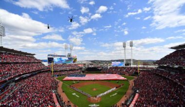 Flyover, first pitch, Olympic gold medalist to present game ball & more