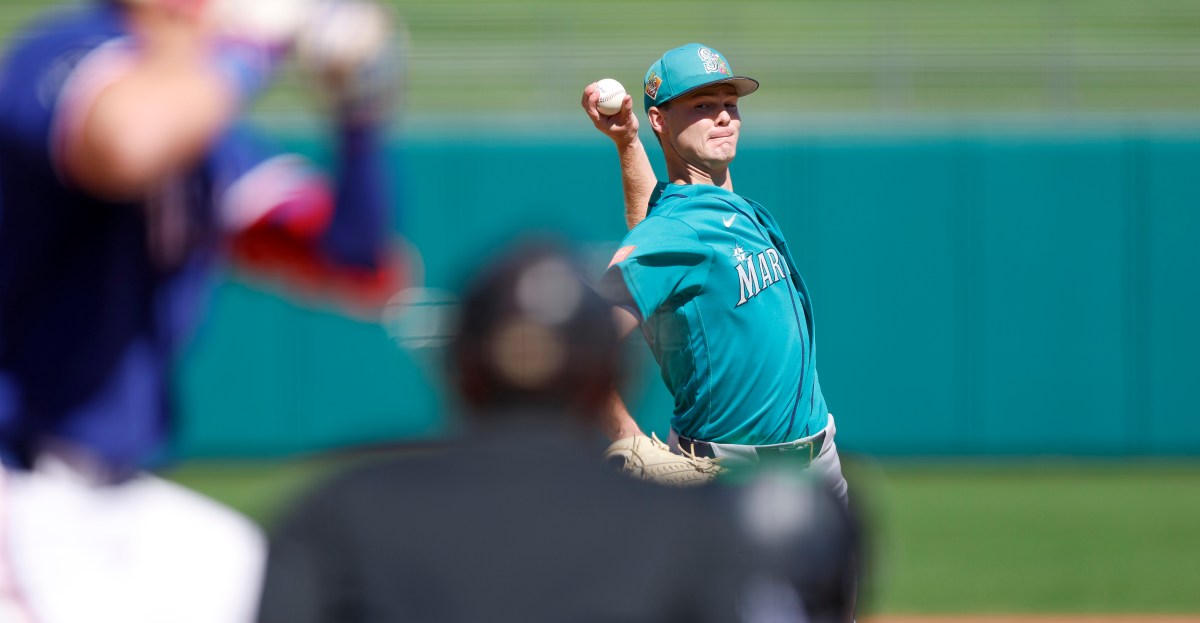 Measuring Kade Anderson’s stuff in Seattle Mariners Spring Training