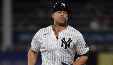 Giancarlo Stanton homers twice, Yankees beat Blue Jays in spring game