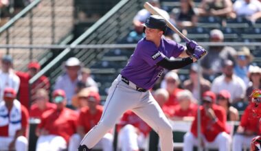 Colorado Rockies set position players and starting rotation