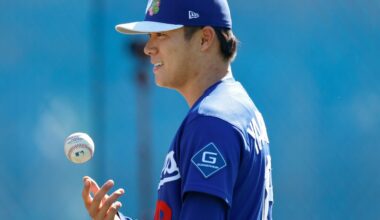 Dodgers news: Yoshinobu Yamamoto, regular lineup prep for opening day