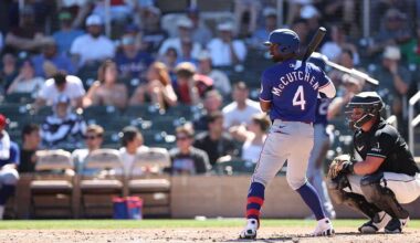 Andrew McCutchen will open 18th MLB season on Rangers’ roster after 3 weeks with team