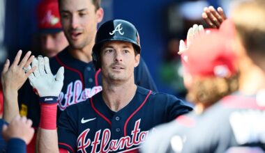 Mike Yastrzemski, Dominic Smith to make Braves debuts in Game Two