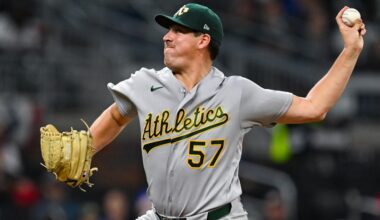 A’s Offensive Struggles Continue in 4-0 Loss to Braves