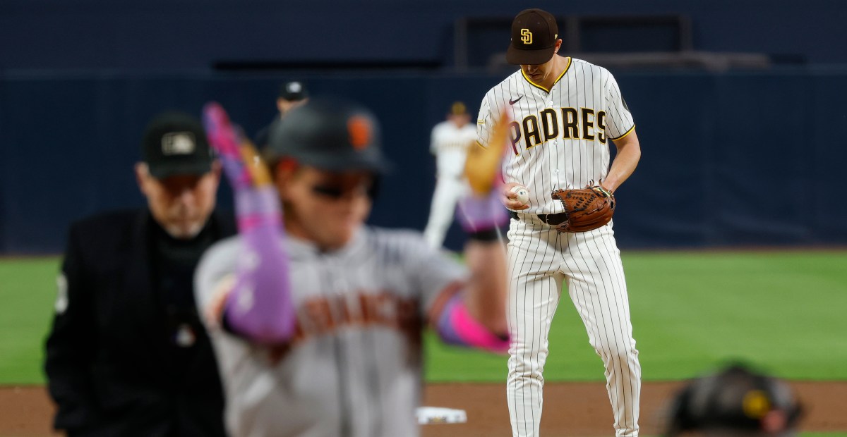 Landen Roupp, Harrison Bader lead Giants to 3-2 win over Padres