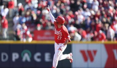 Reds slugger Sal Stewart wins National League Player of the Week award