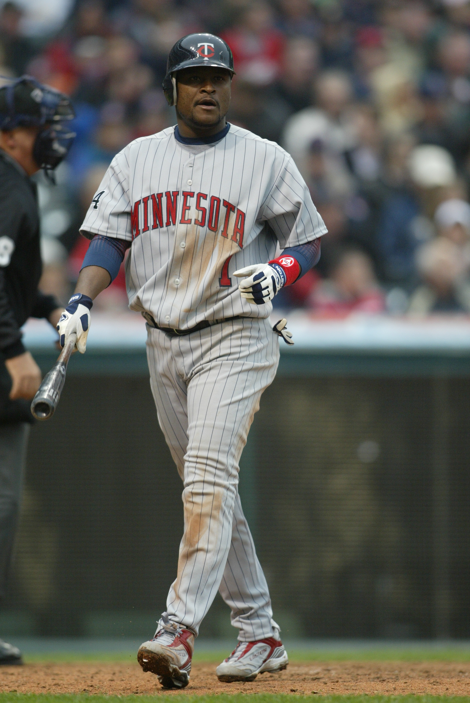 CLEVELAND – APRIL 7: No answers in Cleveland for Castillo—or the rest of the Twins’ bats (Photo by John Grieshop/MLB via Getty Images)