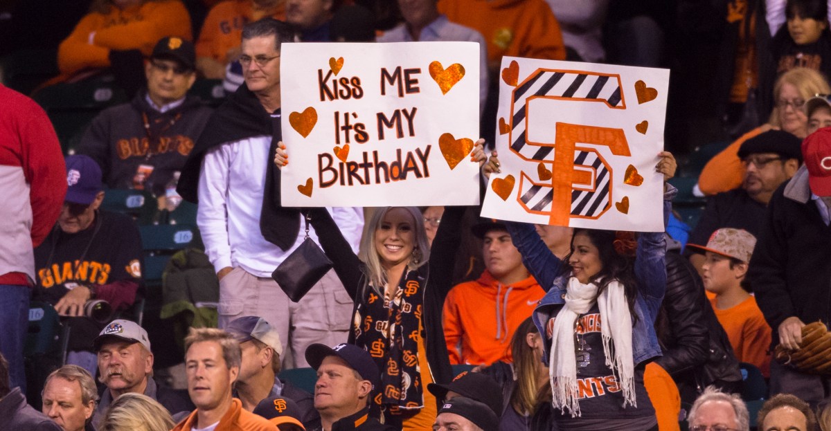 San Francisco Giants birthday memories