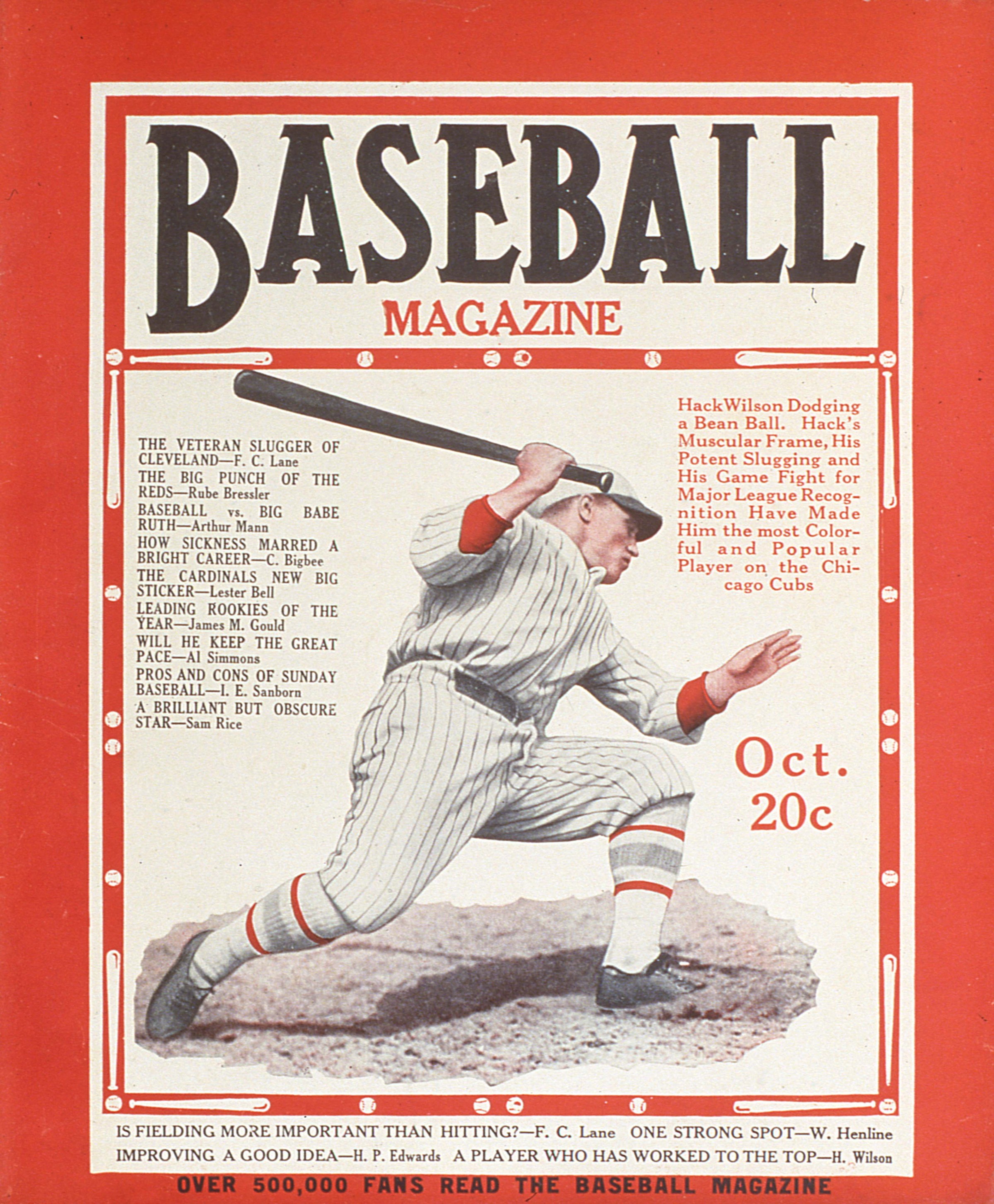 Baseball Magazine October 1926: “Is Fielding More Important Than Hitting?” I didn’t realize JohnFoley has been writing for so long :). (Photo by Transcendental Graphics/Getty Images)