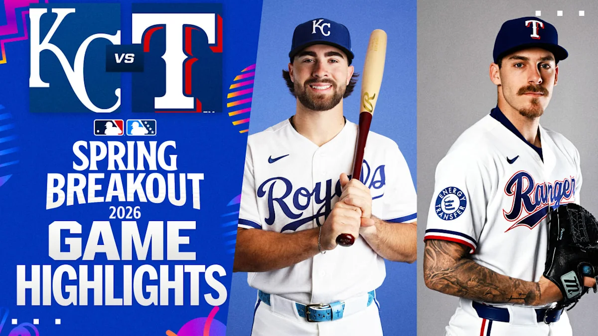 Royals vs. Rangers Spring Breakout Highlights