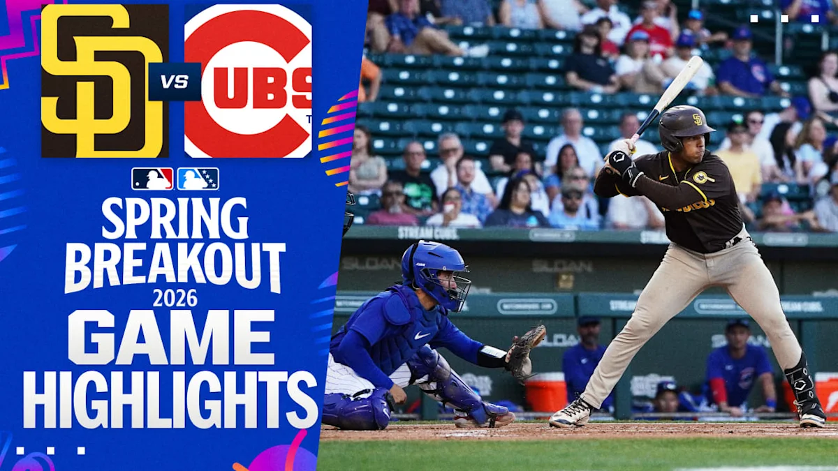 Padres vs. Cubs Spring Breakout Highlights