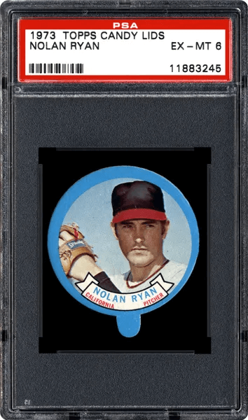 1973 Topps Candy Lids Nolan Ryan
