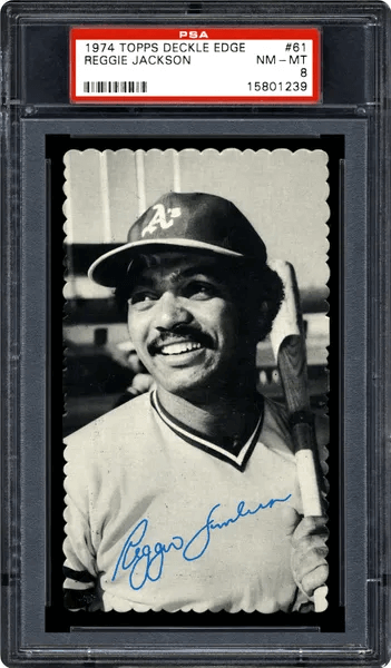 1974 Topps Deckle Edge Reggie Jackson