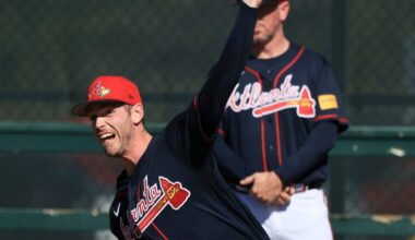 Joey Wentz exits spring training game with apparent leg injury