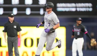 Miami Marlins 4, Colorado Rockies 3: Rumfield and Tovar both went yard, but soft contact sinks Rox