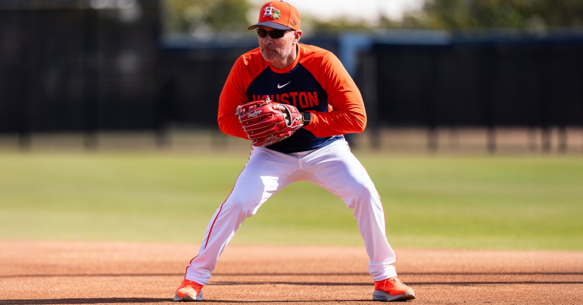 Joe Espada in Spring Training
