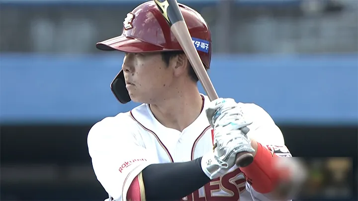 Tohoku Rakuten Golden Eagles player Daichi Suzuki © Pacific League TV
