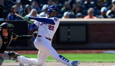 Tying run thrown out at home in the 10th as Pirates prevent Mets' season-opening sweep