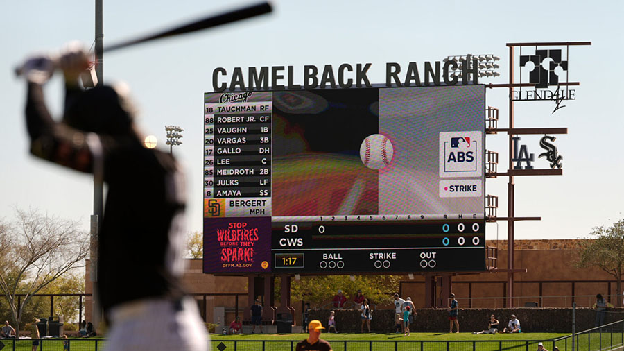MLB ABS robot strike zone...