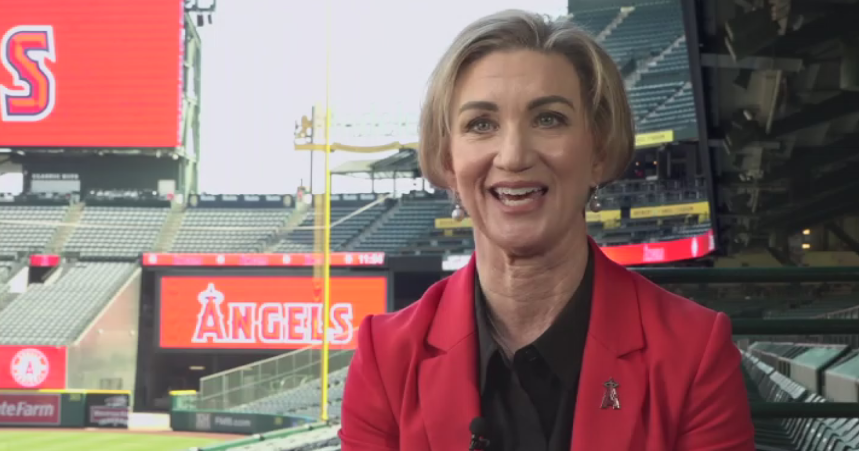 Molly Jolly says new role as Los Angeles Angels president shows where "women in sports are today"