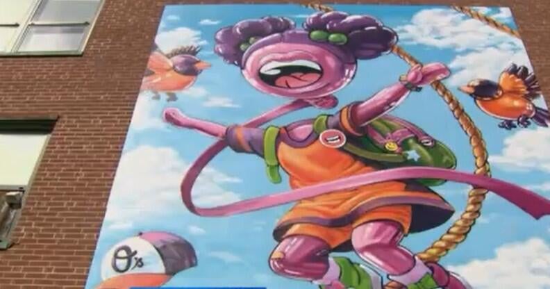 Baltimore Orioles add to Birdland Murals Series in Harlem Park neighborhood